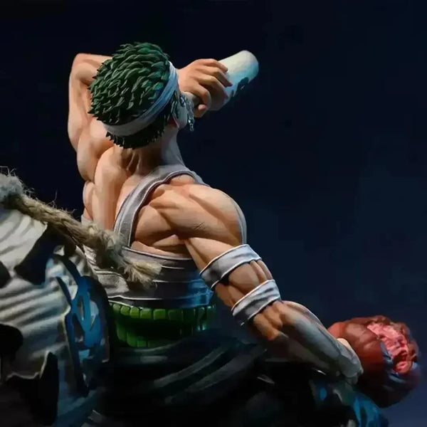 One Piece Injured Drinking Roronoa Zoro Action Figurine (15 cm) - Bear Hugs