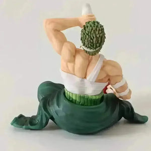 One Piece Injured Drinking Roronoa Zoro Action Figurine (15 cm) - Bear Hugs