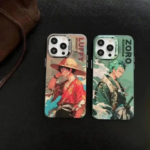 One Piece Luffy and Zoro Transition Cover (For iPhone) - Bear Hugs