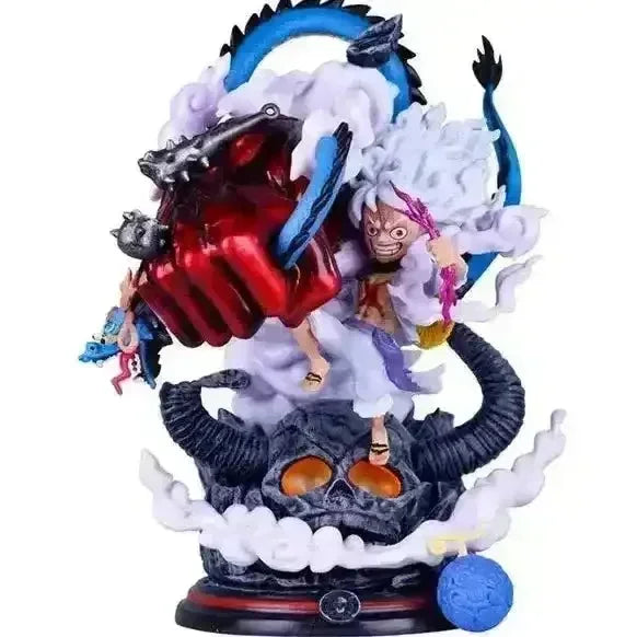 One Piece Luffy Gear 5 vs. Kaido Action Figure Set (22 cm) - Bear Hugs