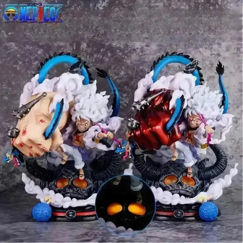 One Piece Luffy Gear 5 vs. Kaido Action Figure Set (22 cm) - Bear Hugs
