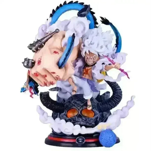 One Piece Luffy Gear 5 vs. Kaido Action Figure Set (22 cm) - Bear Hugs