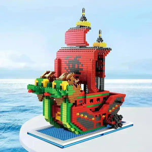 One Piece Pirate Ship 3D Model Building Blocks - Bear Hugs