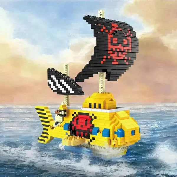 One Piece Pirate Ship 3D Model Building Blocks - Bear Hugs