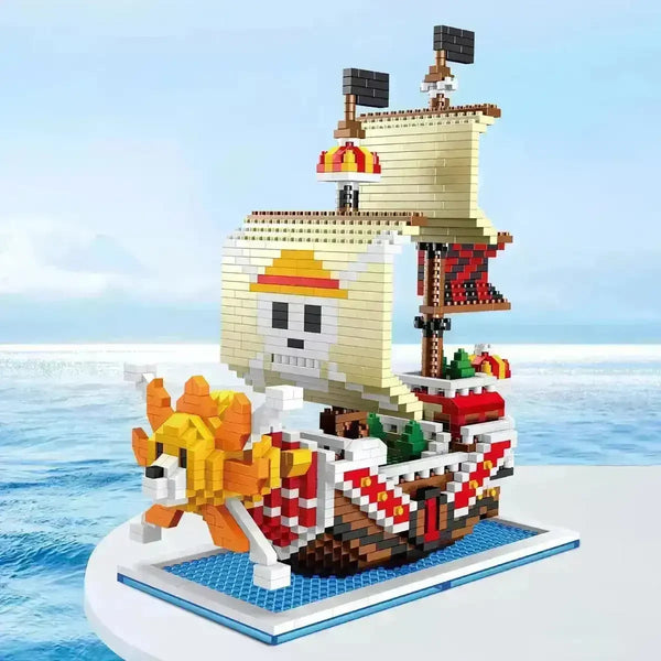 One Piece Pirate Ship 3D Model Building Blocks - Bear Hugs