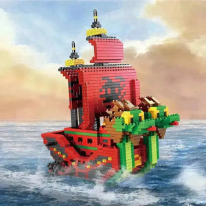 One Piece Pirate Ship 3D Model Building Blocks - Bear Hugs