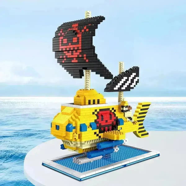 One Piece Pirate Ship 3D Model Building Blocks - Bear Hugs