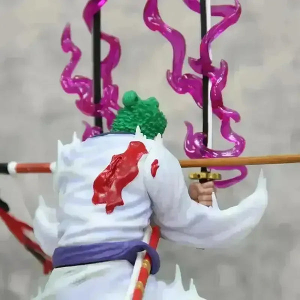 One Piece Roronoa Zoro Inferno Ghost Action Figurine (31 cm) - Bear Hugs
