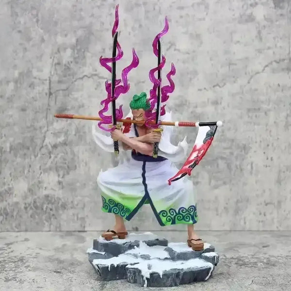 One Piece Roronoa Zoro Inferno Ghost Action Figurine (31 cm) - Bear Hugs