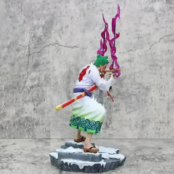 One Piece Roronoa Zoro Inferno Ghost Action Figurine (31 cm) - Bear Hugs