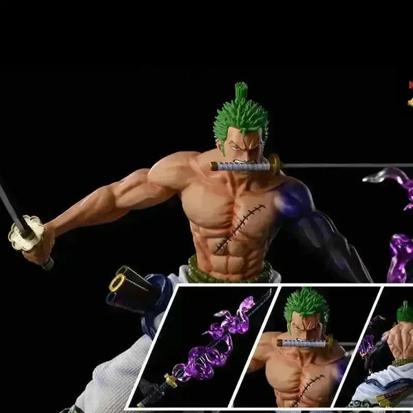 One Piece Zoro and Swords Action Figure (20 cm) - Bear Hugs