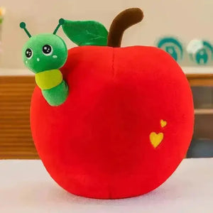 Orchard Apple Worm and Fruit Plushies - Bear Hugs