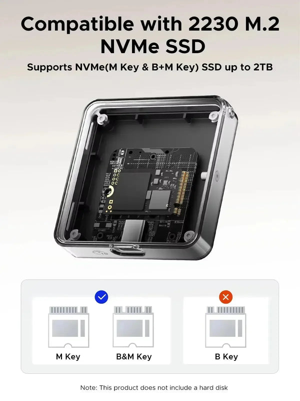 ORICO Magnetic 2230 M.2 NVMe SSD Enclosure - Bear Hugs