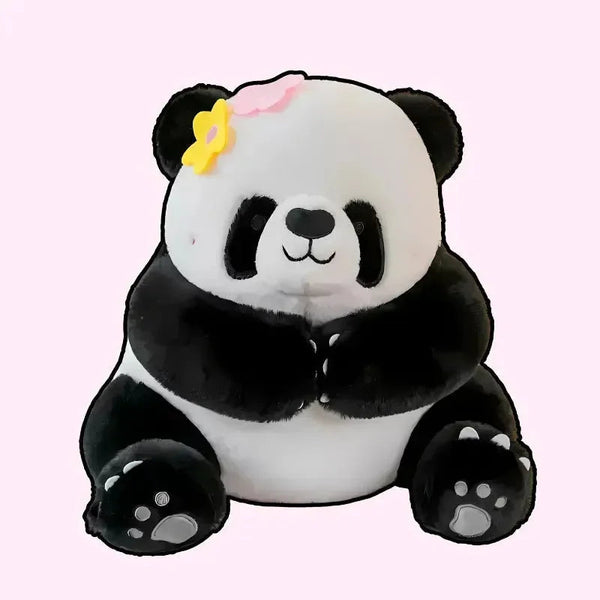Panda Bloom Fluffy Blossom Plush - Bear Hugs