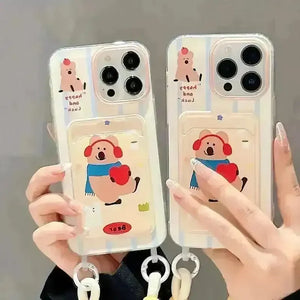 Persimmon Pepper Bear Phone Case (For iPhones) - Bear Hugs