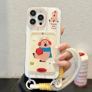 Persimmon Pepper Bear Phone Case (For iPhones) - Bear Hugs
