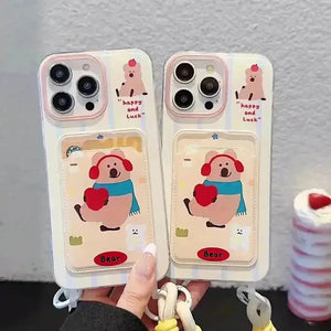 Persimmon Pepper Bear Phone Case (For iPhones) - Bear Hugs