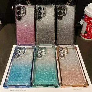Personalised Glittery Name Phone Case (For Samsung) - Bear Hugs