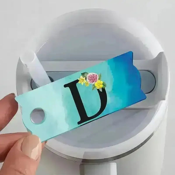 Personalised Tumbler Letter Tag for Stanley Cup - Bear Hugs