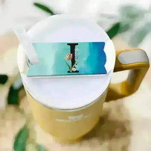 Personalised Tumbler Letter Tag for Stanley Cup - Bear Hugs