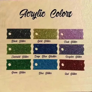 Personalized Glitter Name Tag for Stanley Cup - Bear Hugs