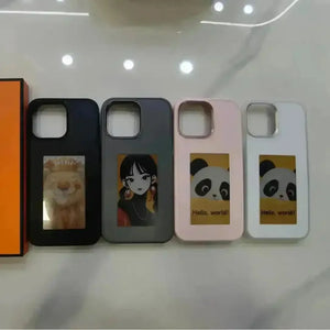 Picture Changing eInk Phone Case (For S23 & S24 Ultra) - Bear Hugs