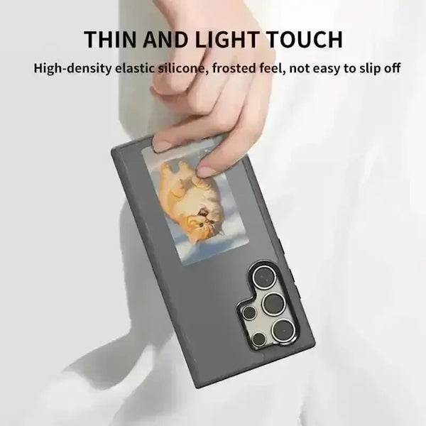 Picture Changing eInk Phone Case (For S23 & S24 Ultra) - Bear Hugs