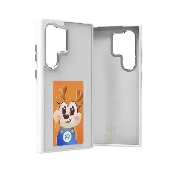 Picture Changing eInk Phone Case (For S23 & S24 Ultra) - Bear Hugs