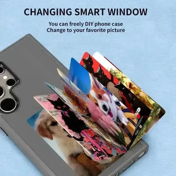 Picture Changing eInk Phone Case (For S23 & S24 Ultra) - Bear Hugs