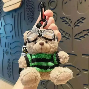 Pilot Knit Bear Keychain - Bear Hugs