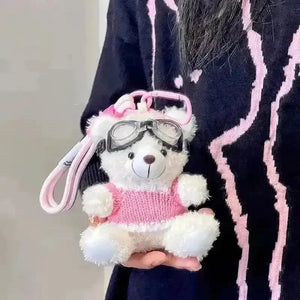 Pilot Knit Bear Keychain - Bear Hugs