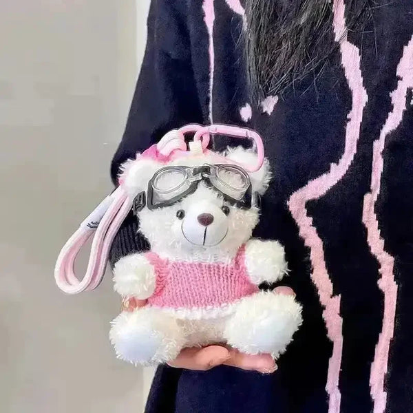 Pilot Knit Bear Keychain - Bear Hugs