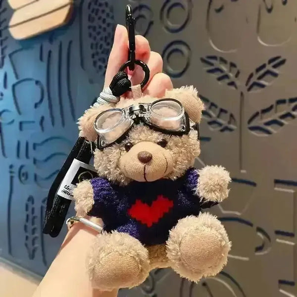 Pilot Knit Bear Keychain - Bear Hugs
