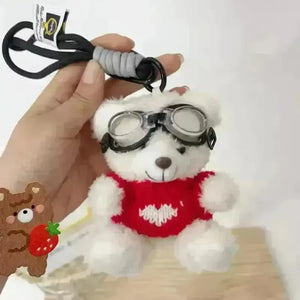 Pilot Knit Bear Keychain - Bear Hugs