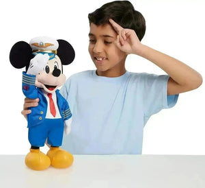 Pilot Mickey Mouse Premium Plushie - Bear Hugs