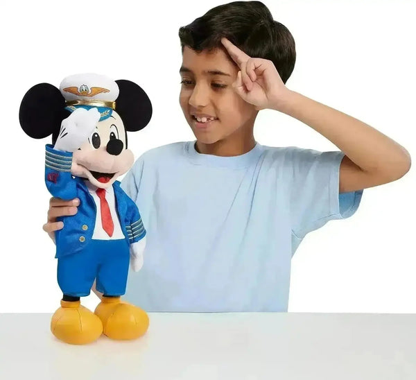 Pilot Mickey Mouse Premium Plushie - Bear Hugs