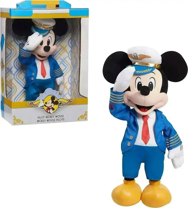 Pilot Mickey Mouse Premium Plushie - Bear Hugs
