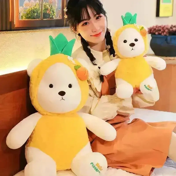 Pineapple Cosplay Lena Bear Plushie - Bear Hugs