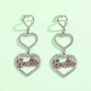 Pink Barbie Y2K Earrings - Bear Hugs