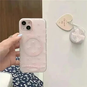 Pink Bow Magnetic Phone Case (For iPhones) - Bear Hugs