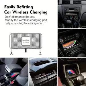 PlugnGo 10W Wireless Car Charger Mat - Bear Hugs