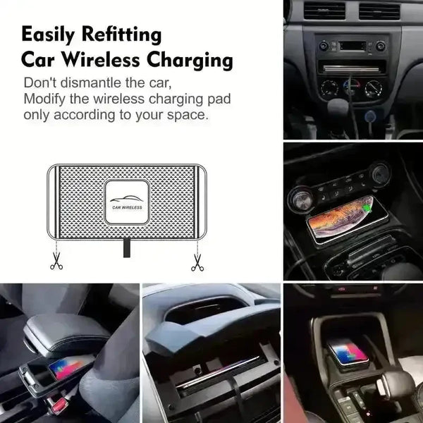PlugnGo 10W Wireless Car Charger Mat - Bear Hugs
