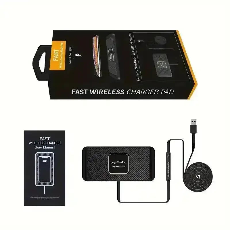 PlugnGo 10W Wireless Car Charger Mat - Bear Hugs