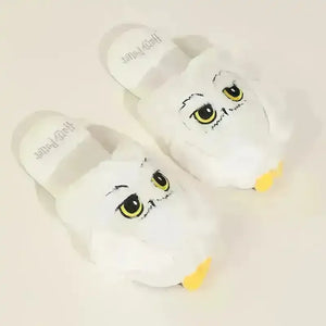 Plush Hedwig Owl Slippers - Bear Hugs