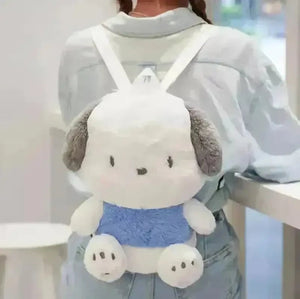 Pochacco Big Fluffy Plush Doll Backpack - Bear Hugs