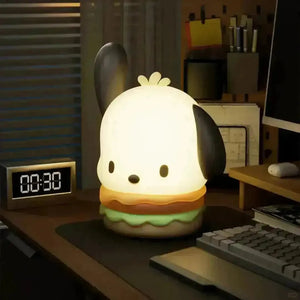 Pochacco Hamburger Silicone Touch Lamp - Bear Hugs