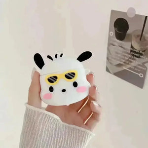 Pochacco Sunglasses Silicone AirPods Case - Bear Hugs