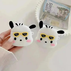 Pochacco Sunglasses Silicone AirPods Case - Bear Hugs