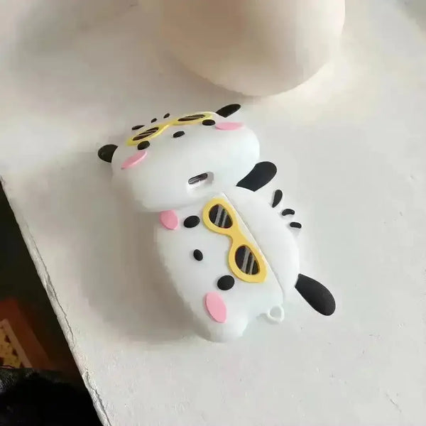 Pochacco Sunglasses Silicone AirPods Case - Bear Hugs