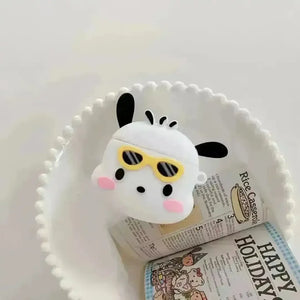 Pochacco Sunglasses Silicone AirPods Case - Bear Hugs